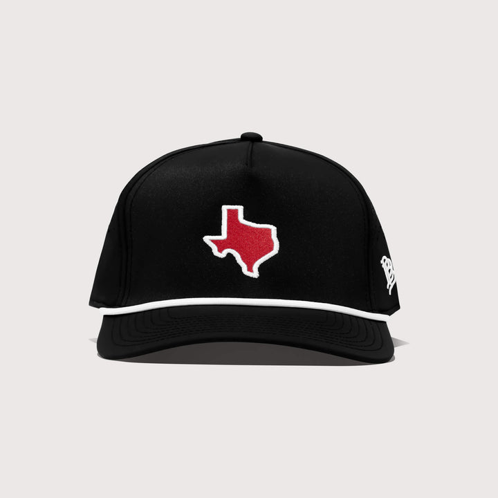 Texas Tech Performance Rope Hat - Black
