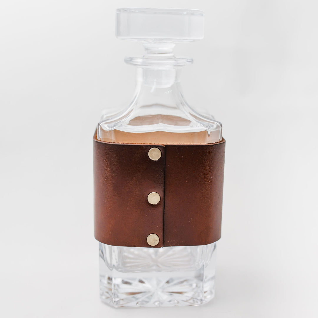 Executive Leather Decanter - Texas A&M