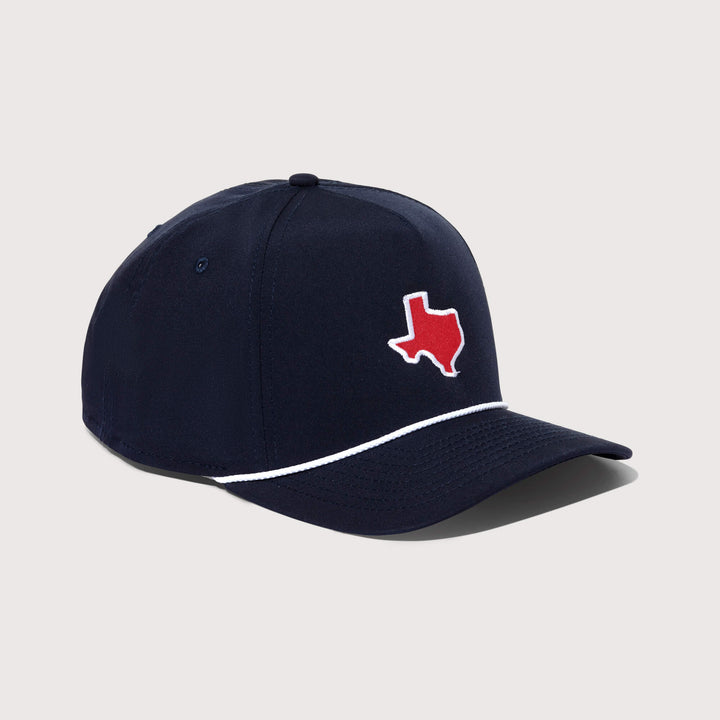 Navy & Red Texas Series Rope Hat