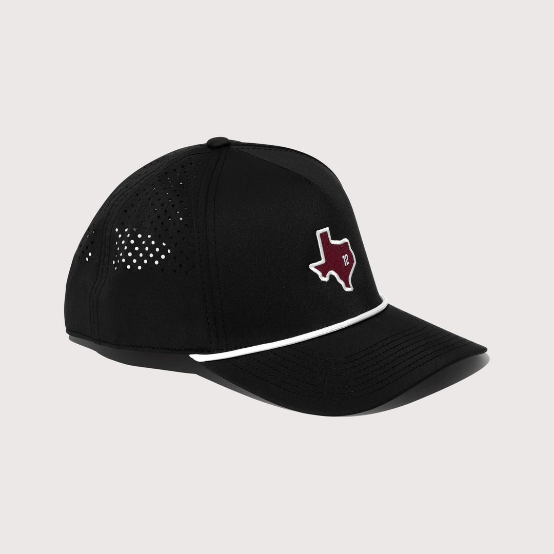 Texas A&M Performance Rope Hat - Black