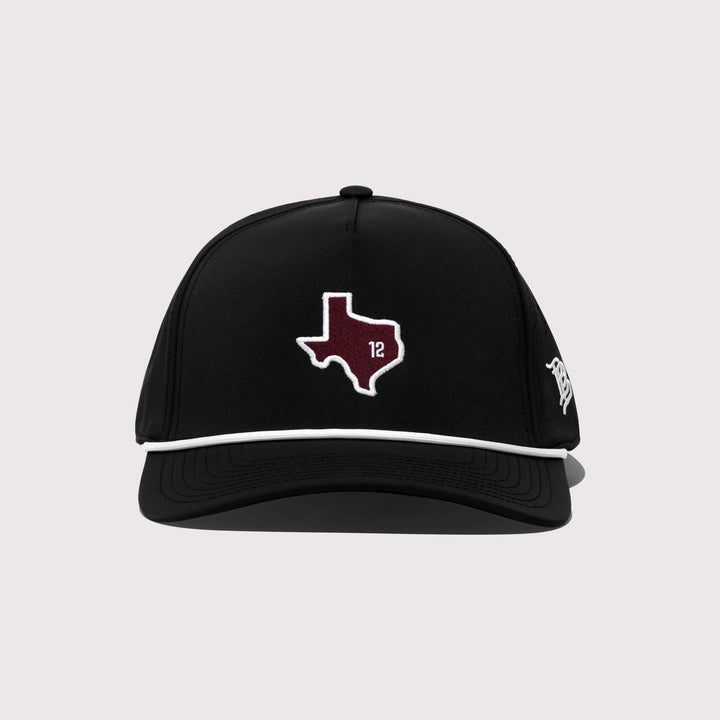 Texas A&M Performance Rope Hat - Black