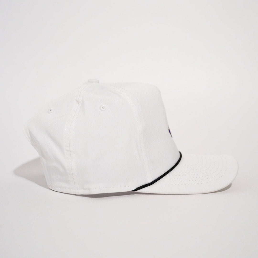 Purple & White Texas Series Rope Hat