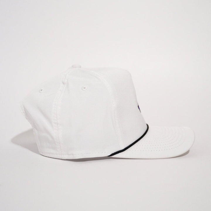 Purple & White Texas Series Rope Hat