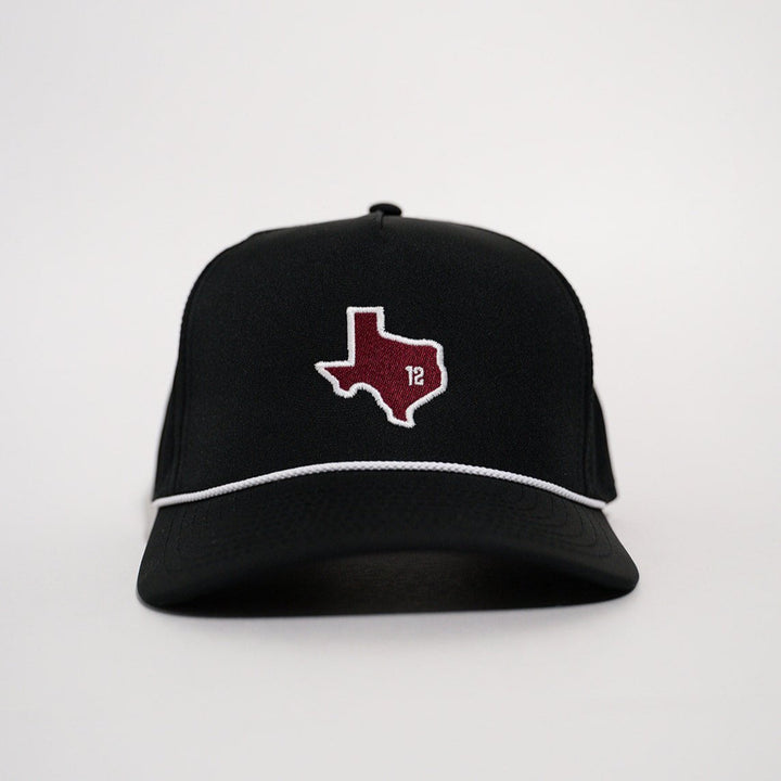Texas A&M "Texas 12" Rope Hat - Black