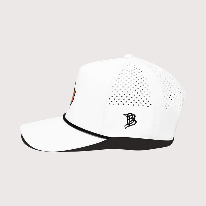 Burnt Orange & White Performance Series Rope Hat