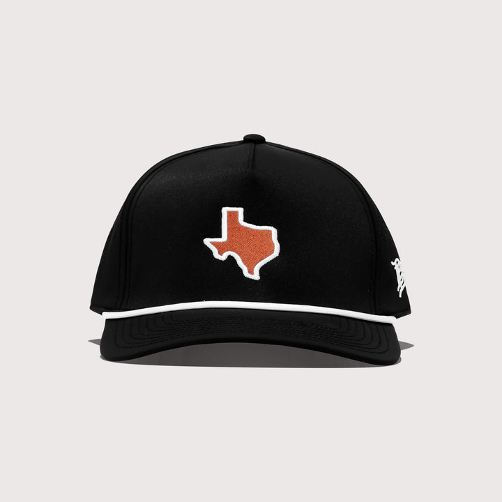 Burnt Orange & Black Performance Series Rope Hat