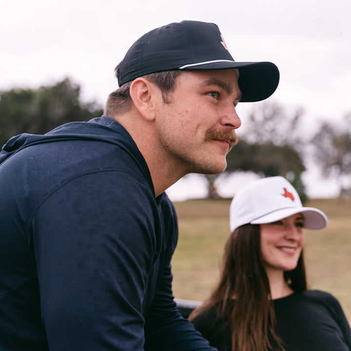 Burnt Orange & White Texas Series Rope Hat